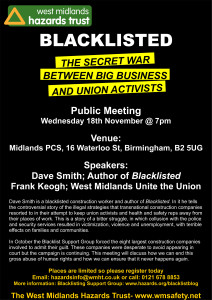 Blacklisting flyer, 18 November 2015