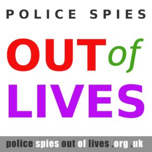 Police Spies Out of Lives logo with URL