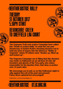 OTJC Death of Justice rally 2017 poster