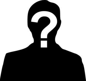 Silhouette of head with superimposed question mark