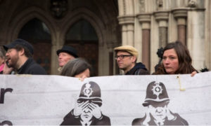 Spycops Campaigners at Inquiry Hearing