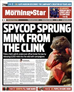 Morning Star front page 21 February 2018