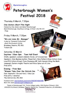 Peterborough Women's Festival 2018