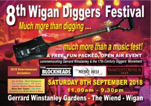 Wigan Diggers Festival 2018 poster