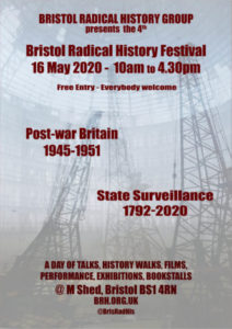 Bristol Radical History Festival 2020 poster