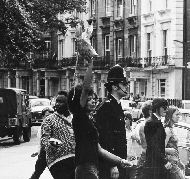 Barbara Beese on the demonstration for which she would be arrested as one of the Mangrove 9, August 9 1970