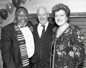 Bernie & Sharon Grant with Tony Benn, 1994