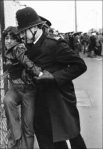 Police arrest youth in Southall, April 1979