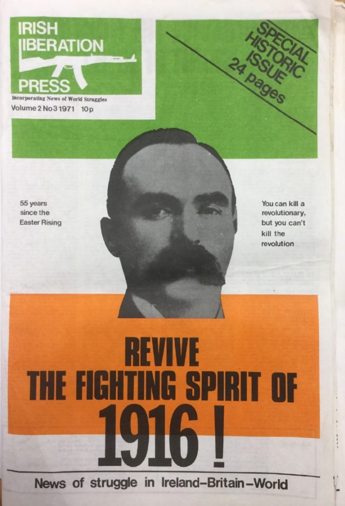 Irish Liberation Press cover, 1971