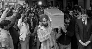 Blair Peach's funeral, June 1979