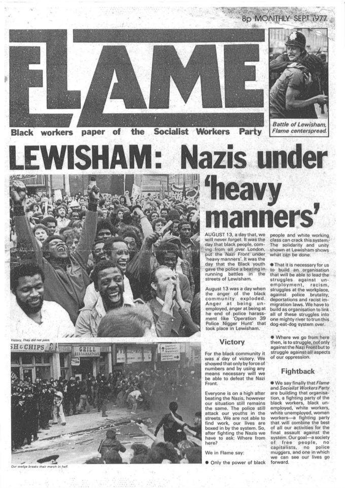 Flame, the Black workers newspaper of the Socialist Workers Party, Sept 1977